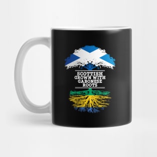 Scottish Grown With Gabonese Roots - Gift for Gabonese With Roots From Gabon Mug